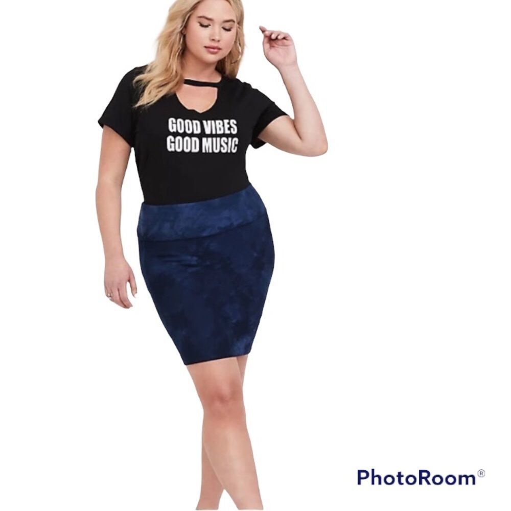 Torrid Tie Dye Foldover Skirt